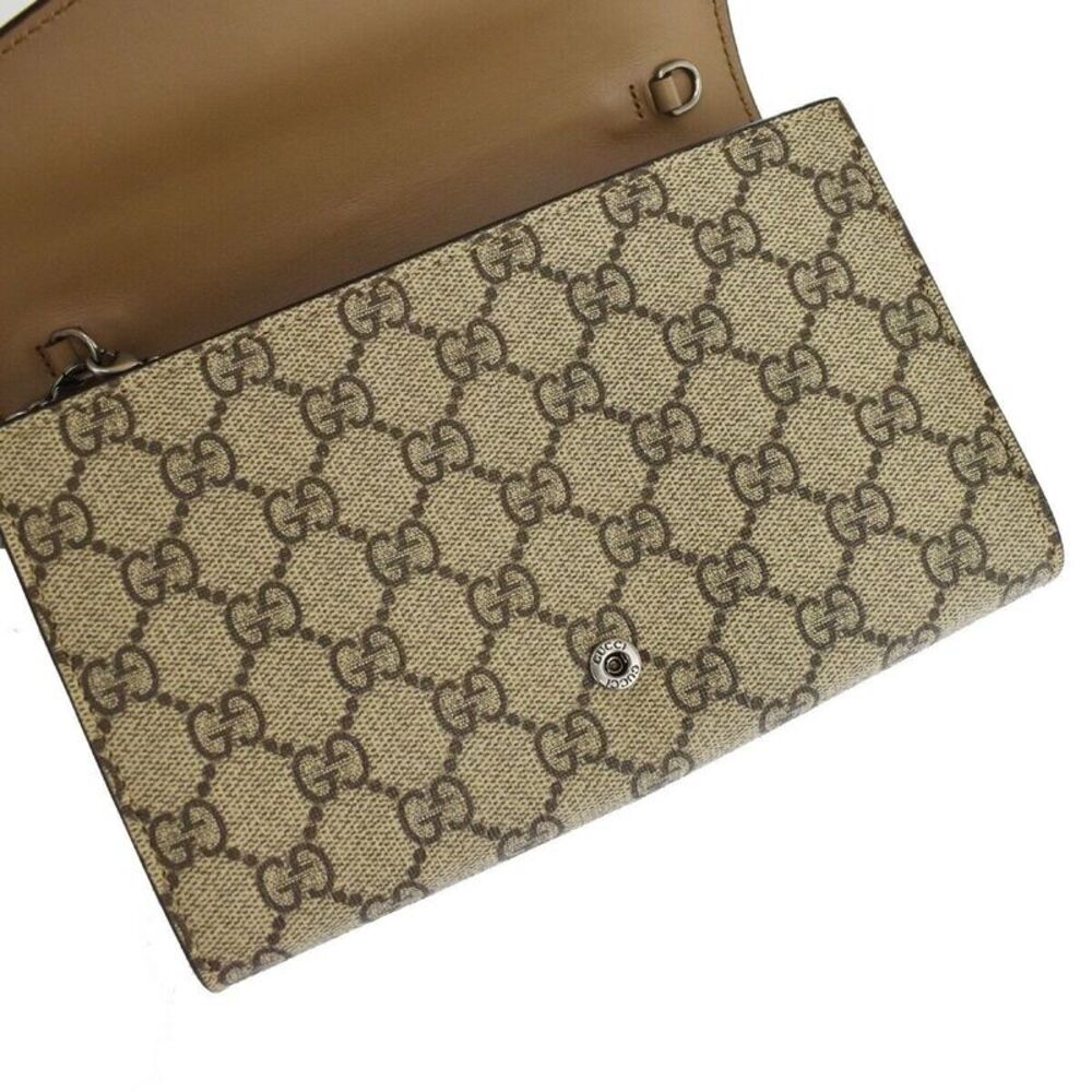 Gucci Dionysus Beige Canvas Shoulder Bag (Pre-Owned) - Picture 10 of 12
